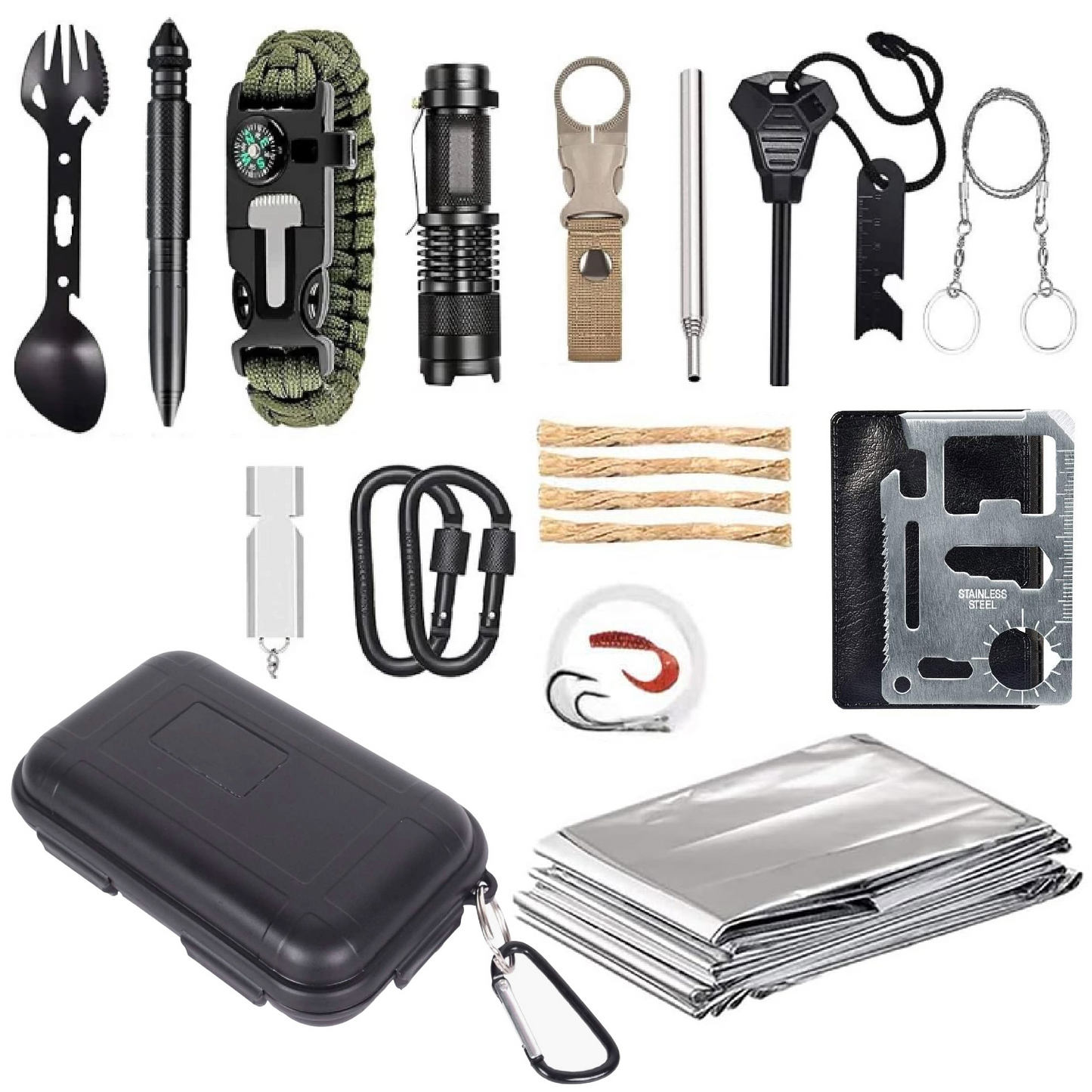 Camping Pro - Kit Supervivencia Herramientas