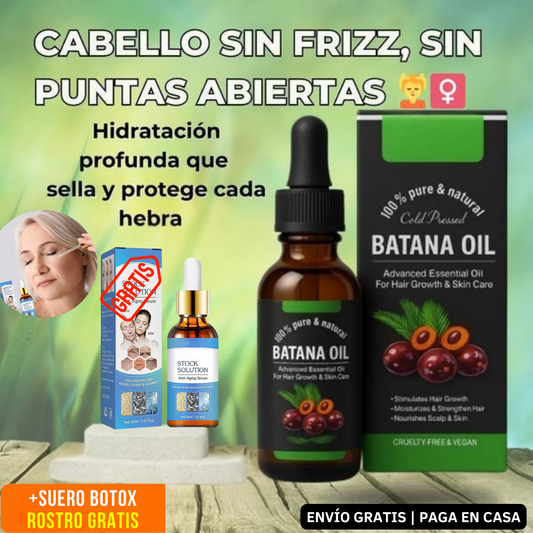 Aceite de Batana para cabello + GRATIS Suero Botox rostro