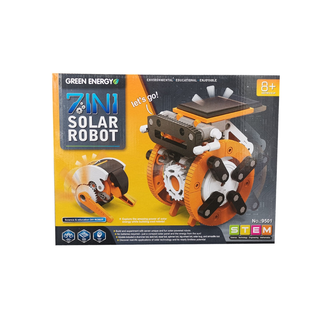 Kit De Robot Solar 7 En 1 Para Niños Construcción Educativa