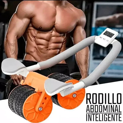 RODILLO ABDOMINAL CON PANTALLA DIGITAL Y SOPORTE🏋️‍♀️