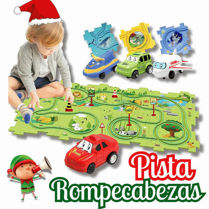 Pista De Rompecabezas Carrito 25 Pcs