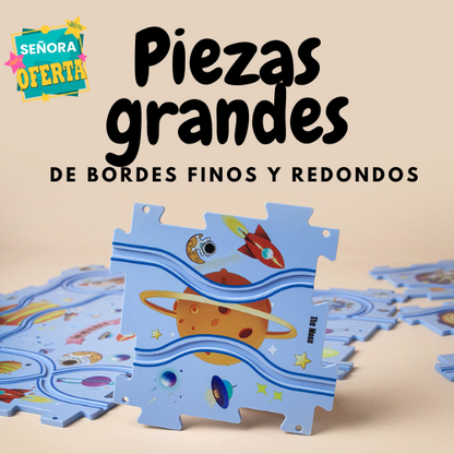 Pista De Rompecabezas Carrito 25 Pcs